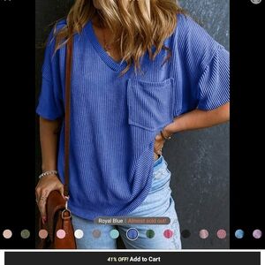 CILKOO Spring/Summer Women's Oversized Twisted Threaded Short-Sleeved T-Shirt